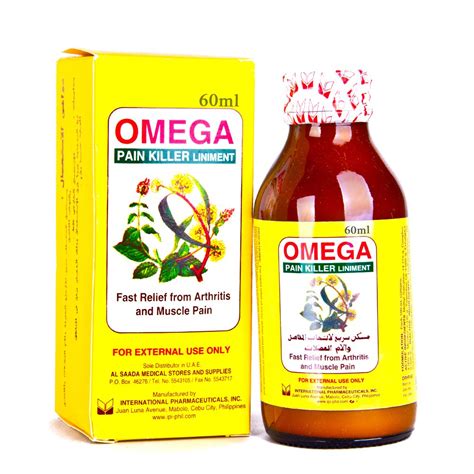 omega pain reliever liniment